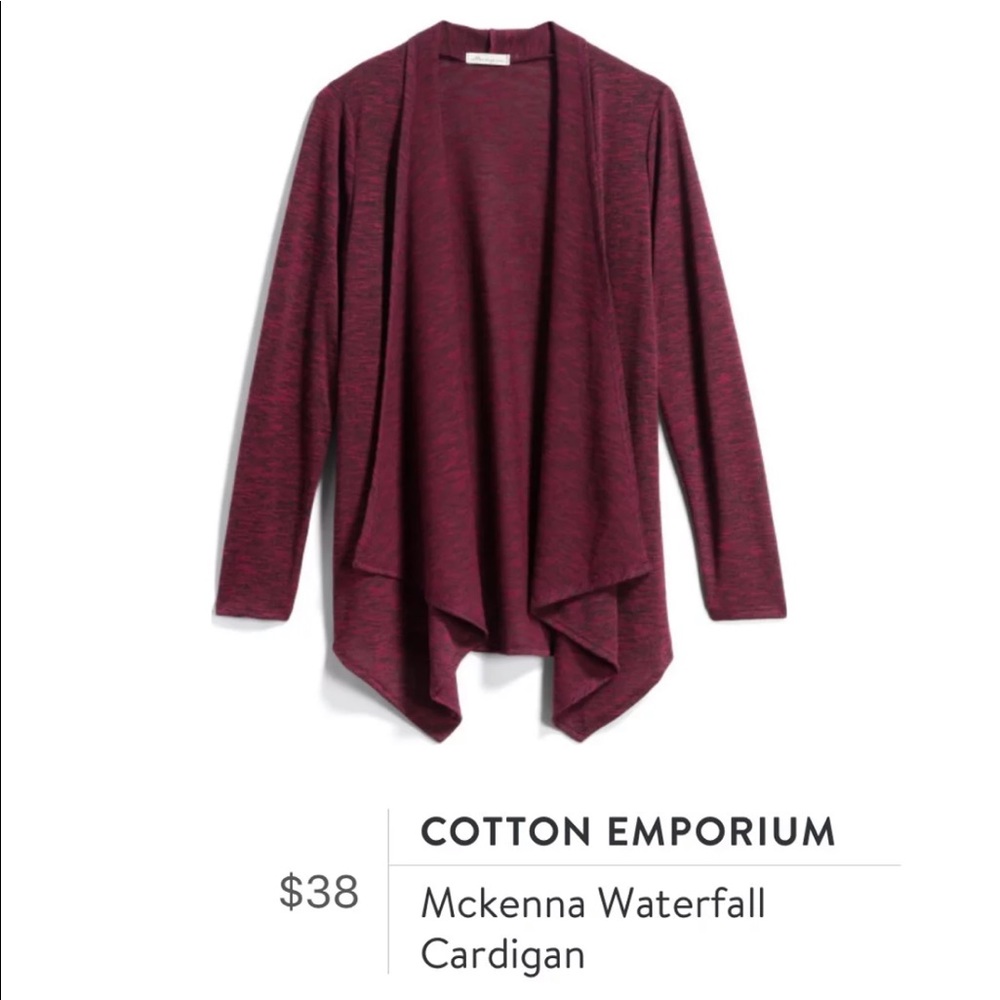 Cardigan Burgundy color